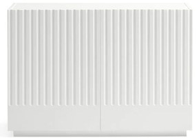 Бял нисък скрин с чекмеджета 100x70 cm Doric - Teulat