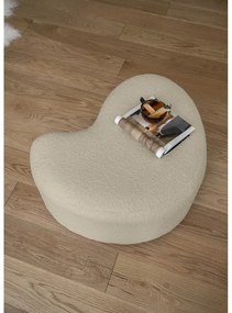 Бежова табуретка от плат букле Miuf - Miuform