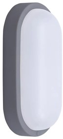 Solight WO744-G- LED Екстериорен аплик LED/13W/230V 4000K IP54 сив овален