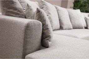 Светлосив ъглов диван (U-образен) Colorado - Balcab Home