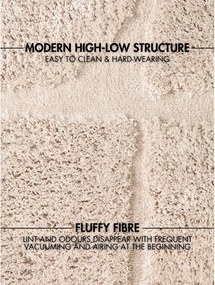 Кремав ръчно изработен килим 80x150 cm Lambeth Jasper – Ted Baker