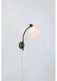 Бяло-черна стенна лампа Mira - Markslöjd