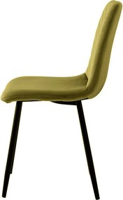 Кухненски стол Lina-жълт (4) парчета