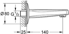 Outflow Grohe Baucurve