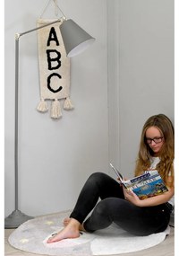 Памучен ръчно изработен детски килим подходящ за пране ø100 cm Believe in Yourself – Lorena Canals