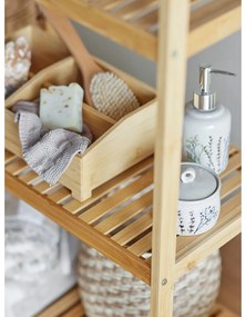 Кремав керамичен комплект аксесоари за баня Bea – Bloomingville