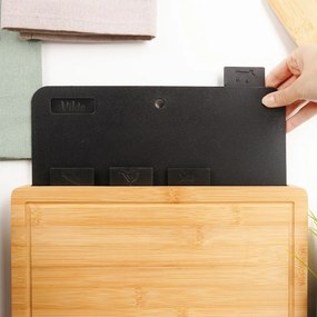 Комплект дъски за рязане от бамбук, 5 части