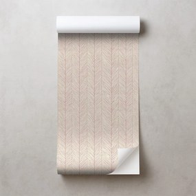 Самозалепващ фототапет – Нежен розов шеврон мотив