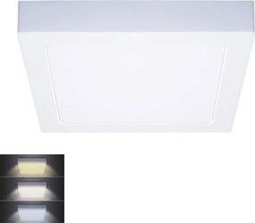 Solight WD171 - LED плафон LED/12W/230V 3000/4000/6000K 17x17 cm бял