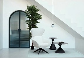 Кръгла странична масичка с плот от имитация на мрамор ø 50 cm Joona – Bizzotto