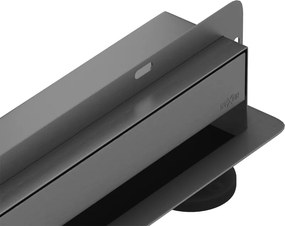 Mexen Flat Wall линеен стенен сифон 2в1 50 см, четкан Gun gray - 1E30050