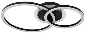 Globo 48039-30 - LED таванно осветление LORETTA LED/30W/230V Ø33x50 см черно