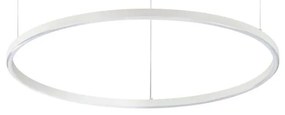 Ideal Lux - LED полилей на кабел ORACLE SLIM LED/37W/230V 2700K Ø 70 cm бял