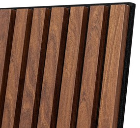 Акустичен декоративен стенен панел atmosphera Colva, MDF, 60x60 cm - Тъмно дърво