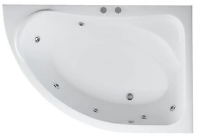 Хидромасажна вана ICSH 171054 W R, Inter Ceramic, 170x100x54см
