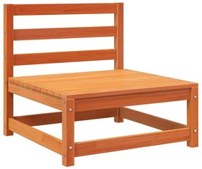 837918 vidaXL Градинско кресло без подлакътници, восъчнокафяв, 70x70x67 см