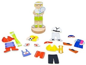 Bigjigs - Магнитна кукла за обличане - Активности