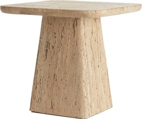 Странична масичка с скаменен плот за маса 45x45 cm Kepami – Light &amp; Living