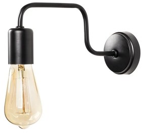 Черна метална стенна лампа Opviq lights Isidora - Opviq lights