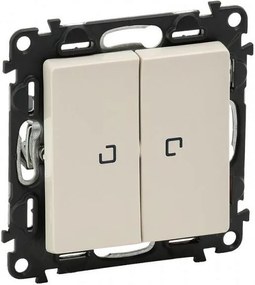 Legrand Сериен девиаторен ключ с индикация 0.15мА LED цвят крем Valena Life - 752209