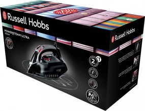 Ютия Russell Hobbs Power Steam Ultra 20630-56, 3100W, Керамична плоча, 3100 W, 350ml, 210 гр/мин, Черна