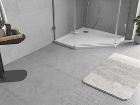 Mexen Flow петостенен ултратънък душ корито 80 x 80 cm, бял гланц - 46P108080