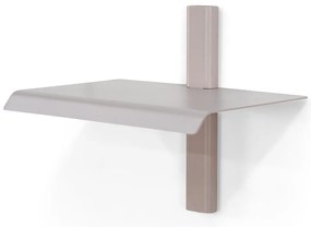 Сиво-бежов метален стенен рафт 28 cm Hola – Spinder Design