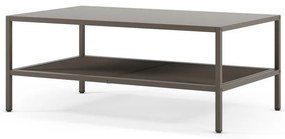 Сива метална масичка за кафе 60x100 cm Fayna – Marckeric