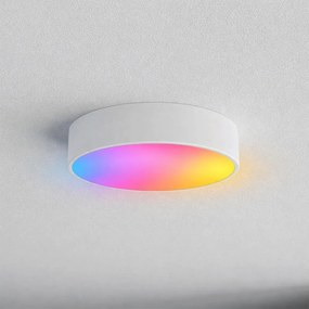 Brilagi - LED RGBW димируемо таванно осветително тяло за баня CLARE 2xE27/9W/230V IP54 Wi-Fi бяло
