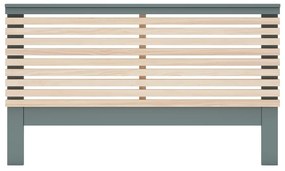 Табла за легло от декор от бор в естествен цвят/сиво-зелена 146x100 cm Pisco – Marckeric