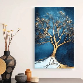 "Golden Tree" TopMebel картина на платно дигитален печат 70x100x3cm
