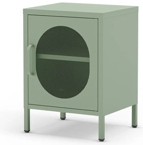 Метално нощно шкафче в цвят мента Diora – Marckeric