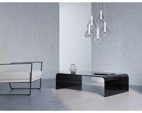 Бяло LED висящо осветително тяло със стъклен абажур ø 55 cm Cipera – CINQUE