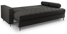 Тъмно сив разтегателен диван Santo - Milo Casa