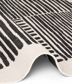 Черен/кремав кръгъл килим за открито и закрито ø 160 cm Haringey Bounds – Ted Baker