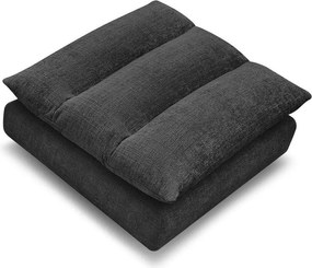 Черна шенилова табуретка Neil – Bobochic Paris