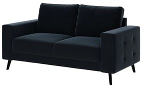 Тъмносин кадифен диван , 168 см Fynn - Ghado