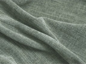 Зелено двойно легло 200x200 cm тапицирано с място за съхранение с включена подматрачна рамка Martina – Micadoni