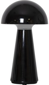 Черна настолна LED лампа с възможност за димиране (височина 28 cm) Mushroom - Star Trading