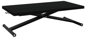 Разтегателна маса с повдигащ механизъм ХАВАНА - МДФ мат черно 190