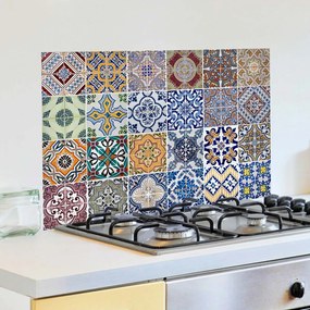 Kitchen stove wall protection Azulejos L