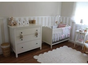 Бежов ръчно изработен памучен детски килим подходящ за пране 120x160 cm Biscuit Beige – Lorena Canals