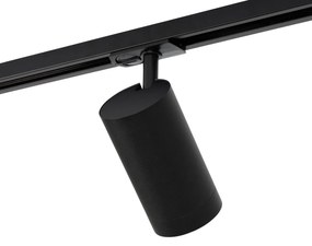 Модерна релсова осветителна система с 5 прожектора черна 1-фазна GU10 70mm - Iconic Jeana Luxe