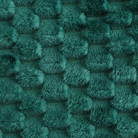 Дебело одеяло в зелено с модерен модел Ширина: 150 см | Дължина: 200 см