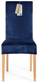 Сини ластични покривала за стол в комплект от 4 бр. 48 cm Sento – Restilo