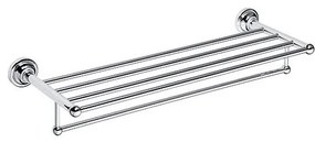 Държач за кърпи 66,5x12 cm сребрист