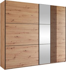 Гардероб Sintra 250 плъзгащ-Fusiko-Черно