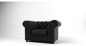 Фотьойл от черно кадифе Cambridge - Ropez