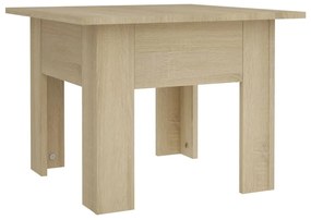 810238 vidaXL Кафе маса, дъб сонома, 55x55x42 см, инженерно дърво