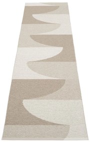 Бежова пътека за открито и закрито 70x270 cm Hill Dark Linen – Pappelina